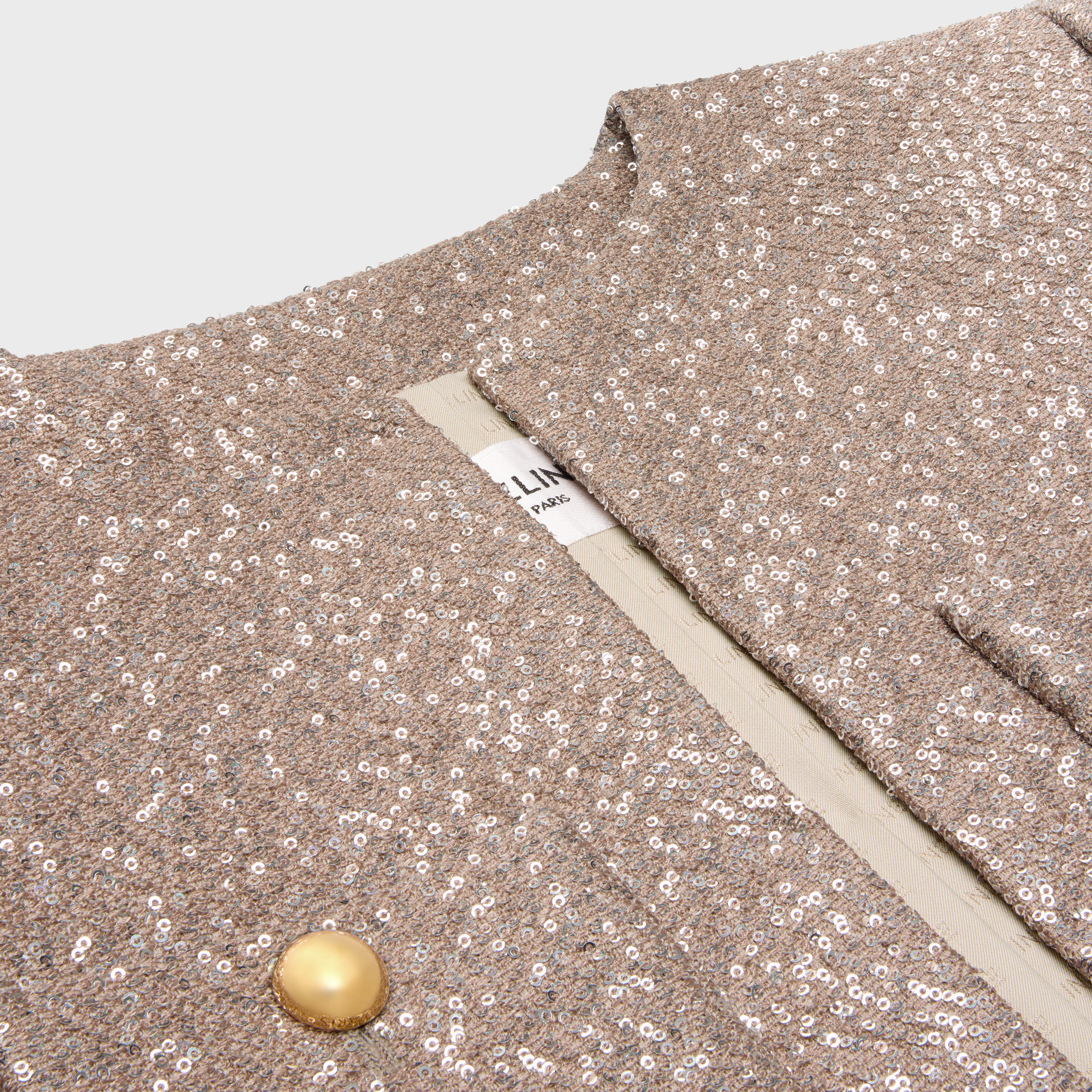 embroidered chelsea jacket in wool - 3