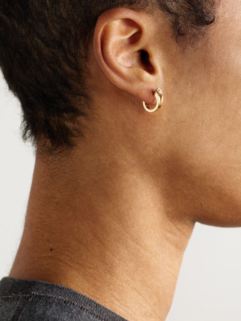 REPOSSI Serti Inversé 18-karat rose gold diamond single earring Gold outlook
