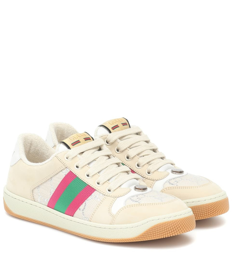 Screener leather sneakers - 1