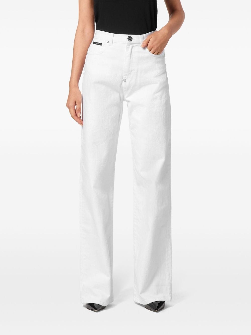 wide-leg jeans - 5
