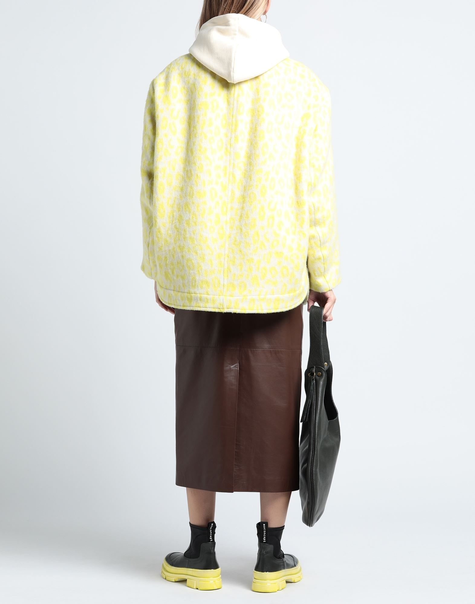 Pastel yellow Women's Coat - 4