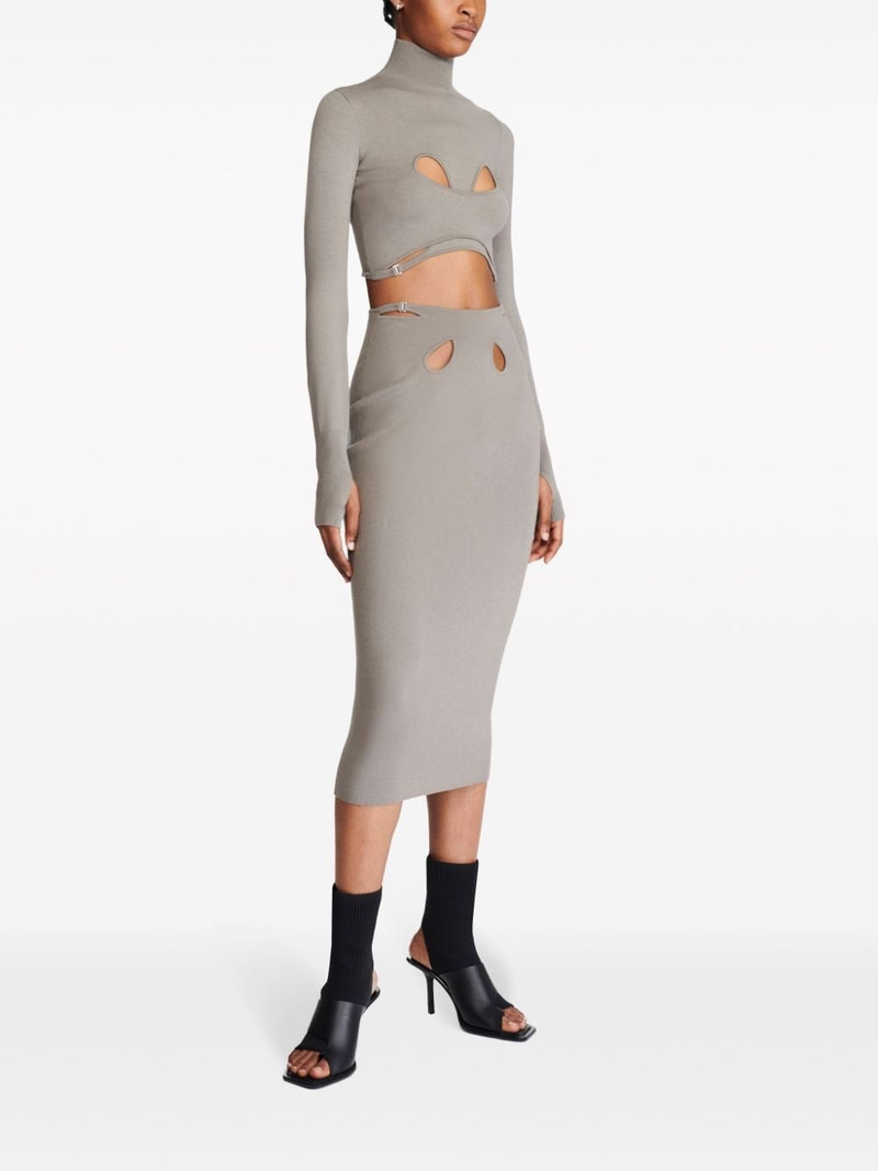 Dion Lee Mobius Loop cropped top outlook