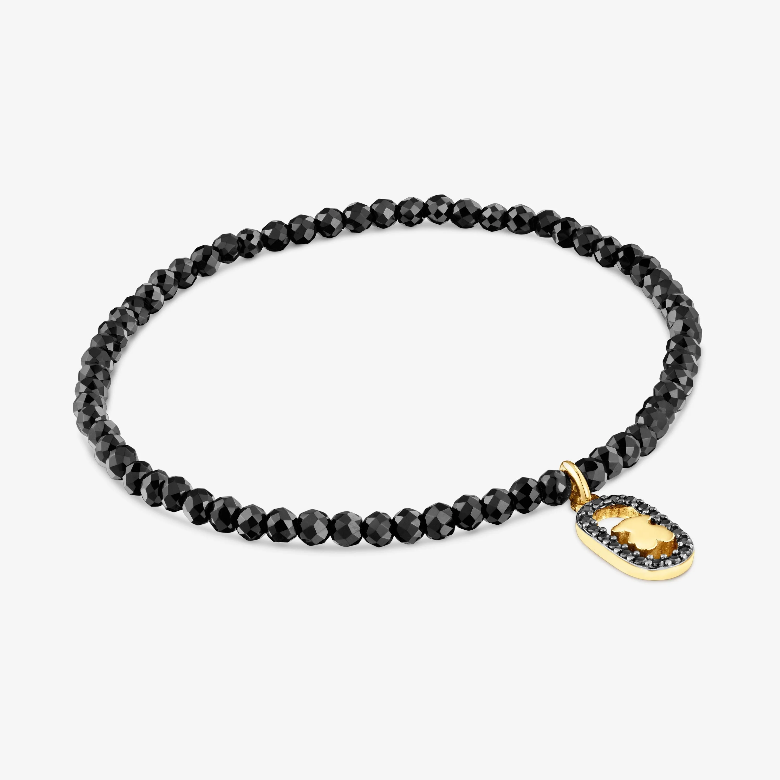 Elastic bracelet with spinels and 18K gold vermeil TOUS Camille - 1