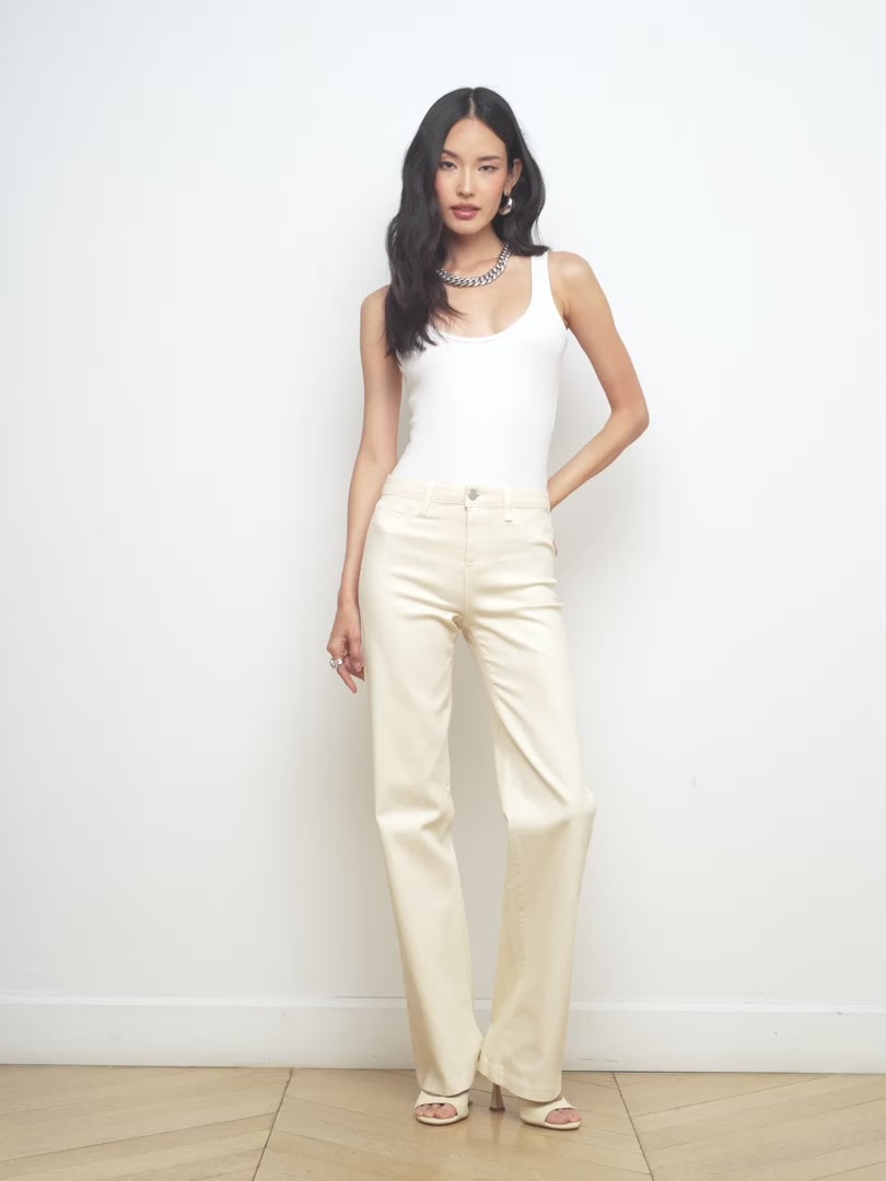Clayton Coated Wide-Leg Jean - 6