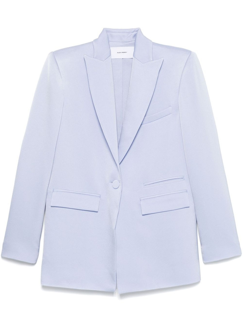 satin crepe blazer 1