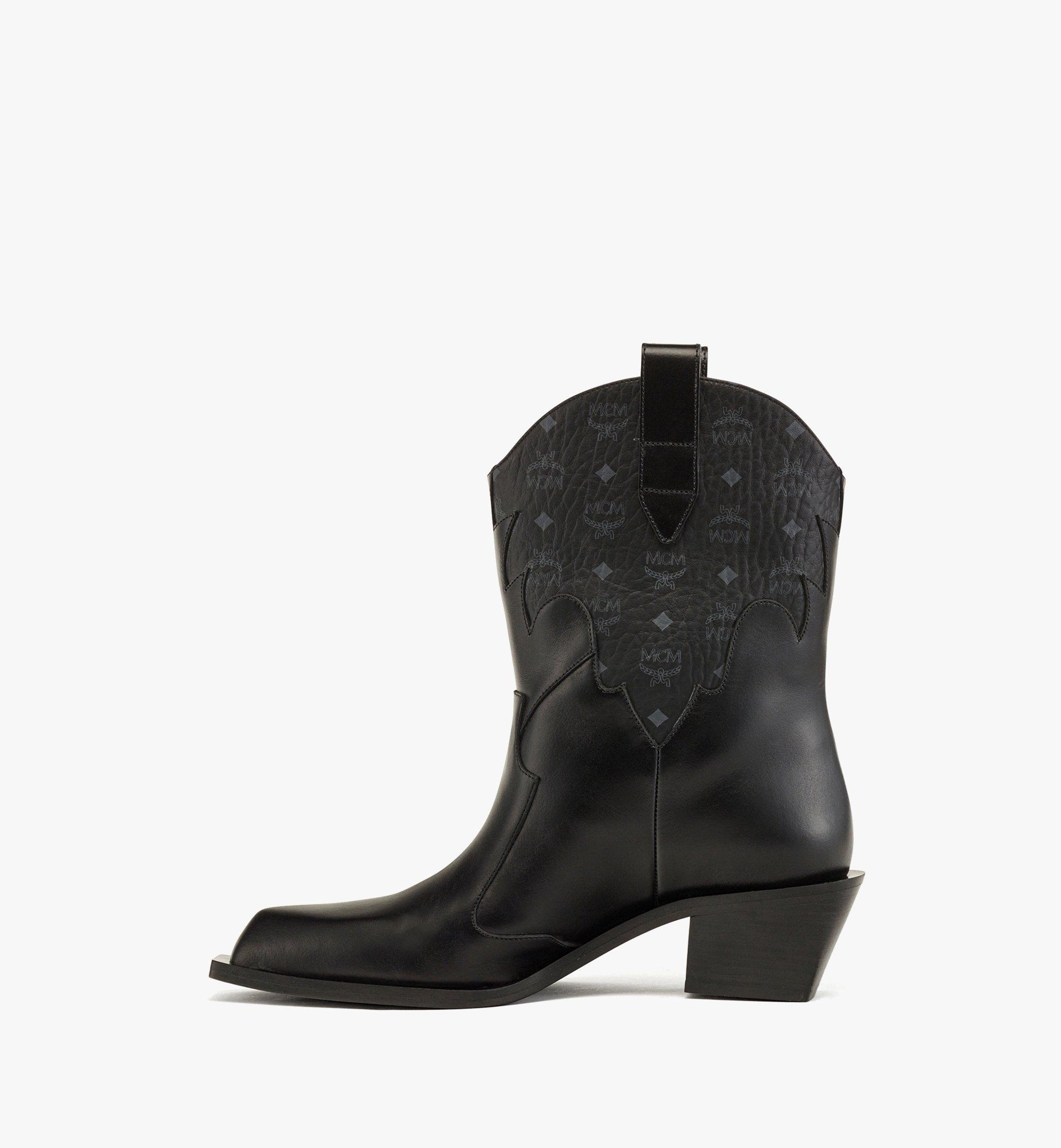 Cyber Cowboy Boots in Visetos Leather Mix - 2