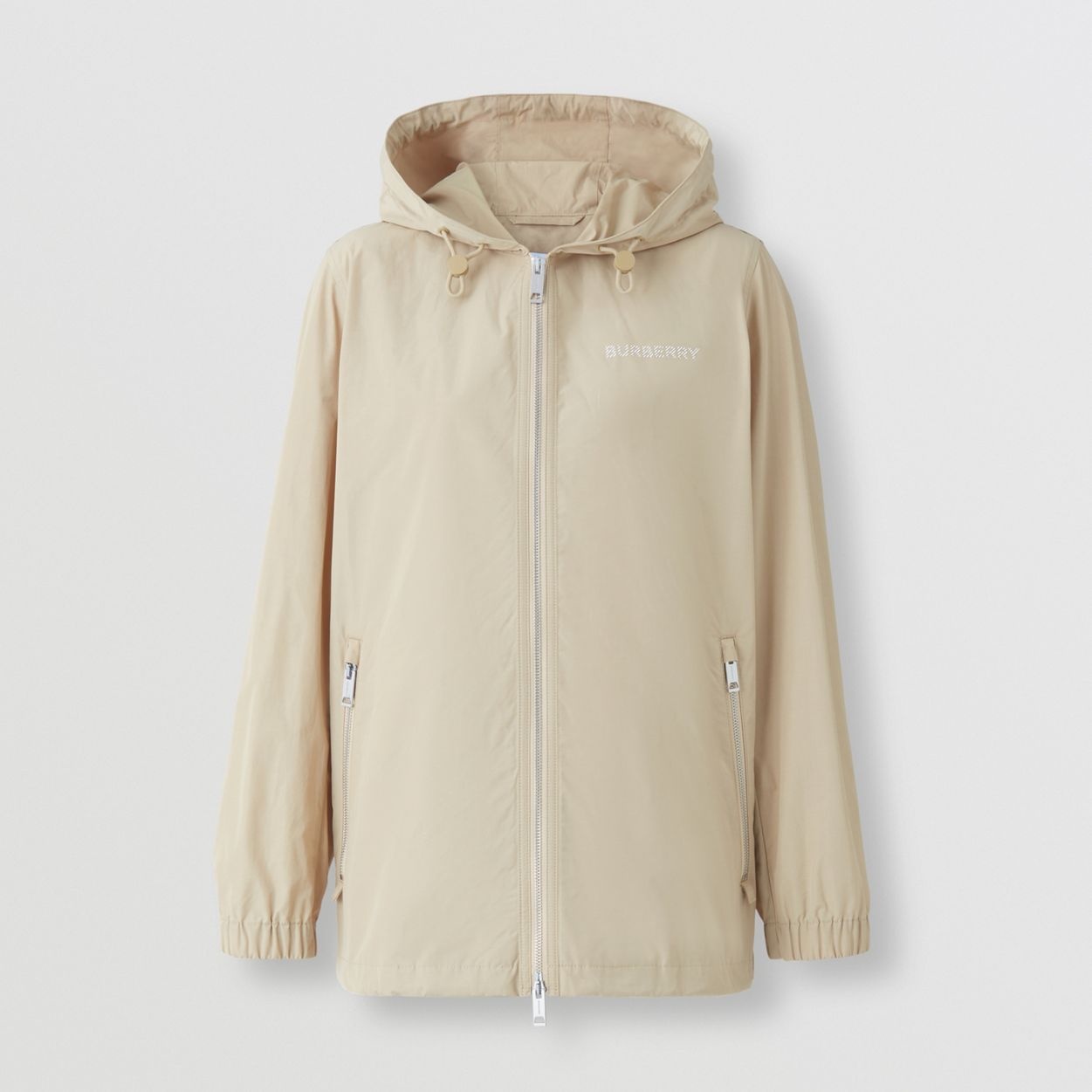 Horseferry Square Print Cotton Blend Hooded Jacket - 1