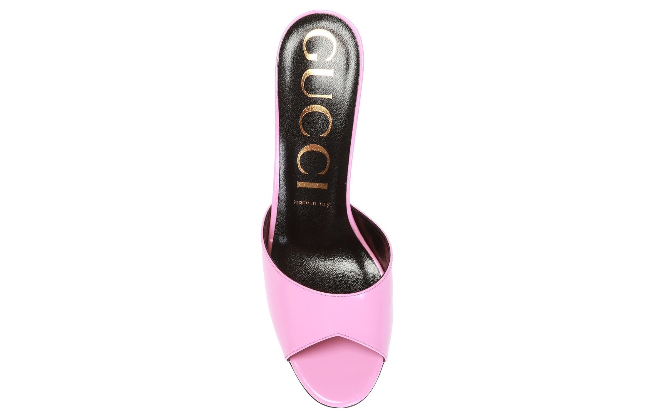 (WMNS) Gucci Slip On Stiletto Heeled Slides 'Rose' 593389-CLG00-5927 - 4