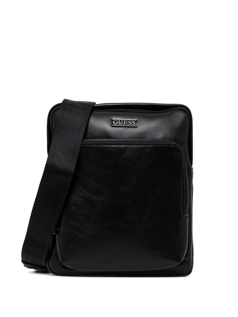 Boston logo-detail messenger bag 1
