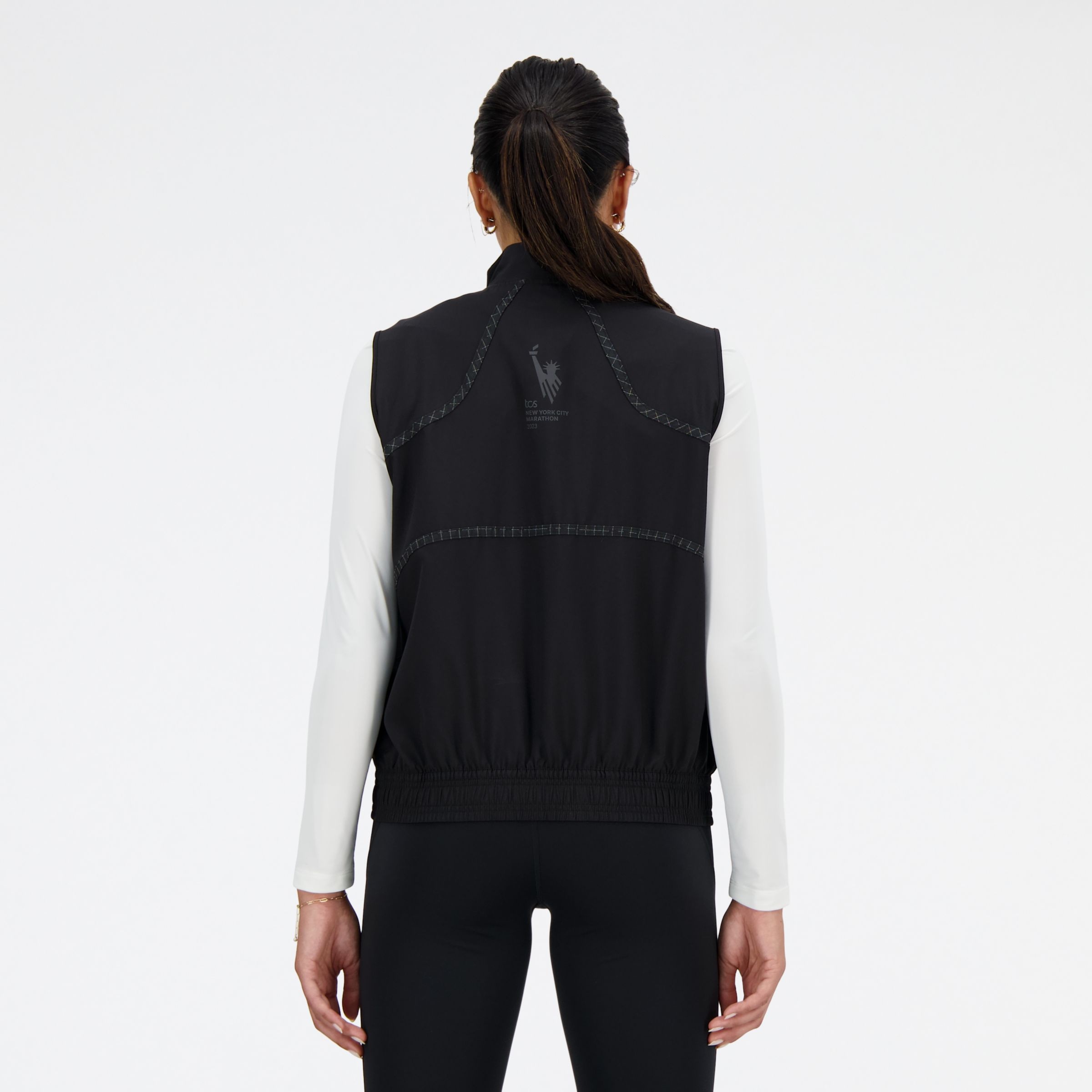 NYC Marathon Impact Run Luminous Packable Vest - 3