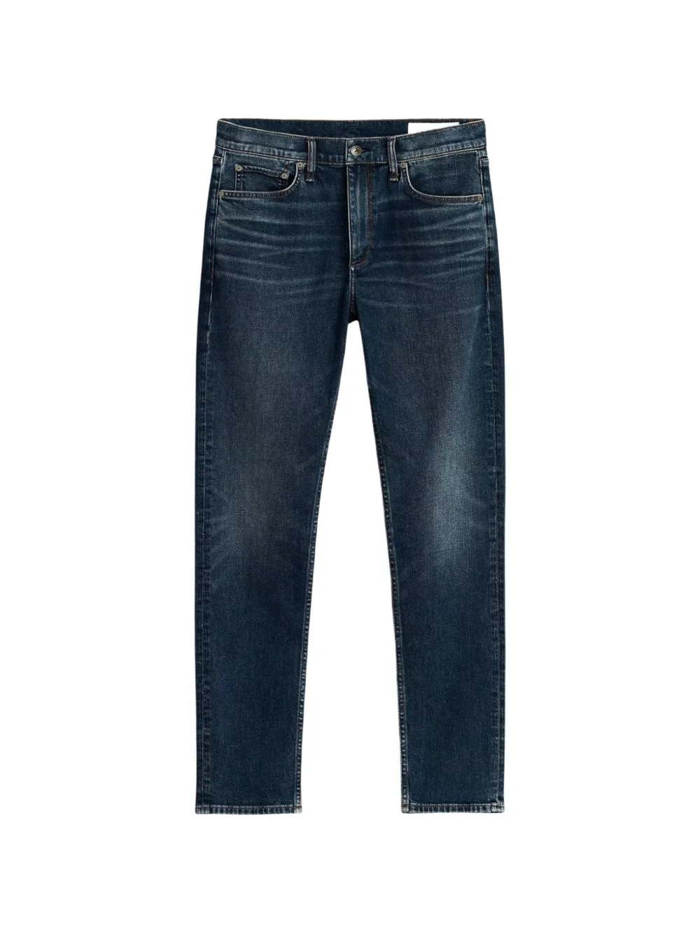 whiskered faded-effect jeans - 1