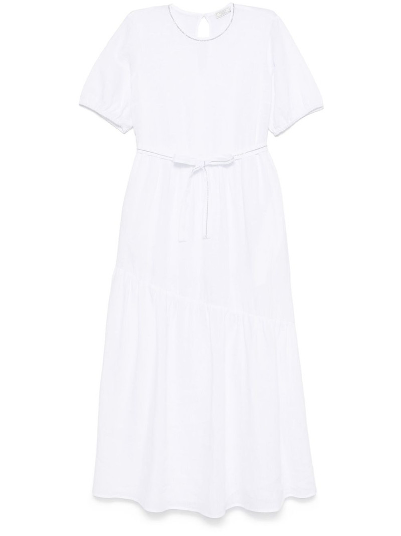 bead-detail midi dress 1