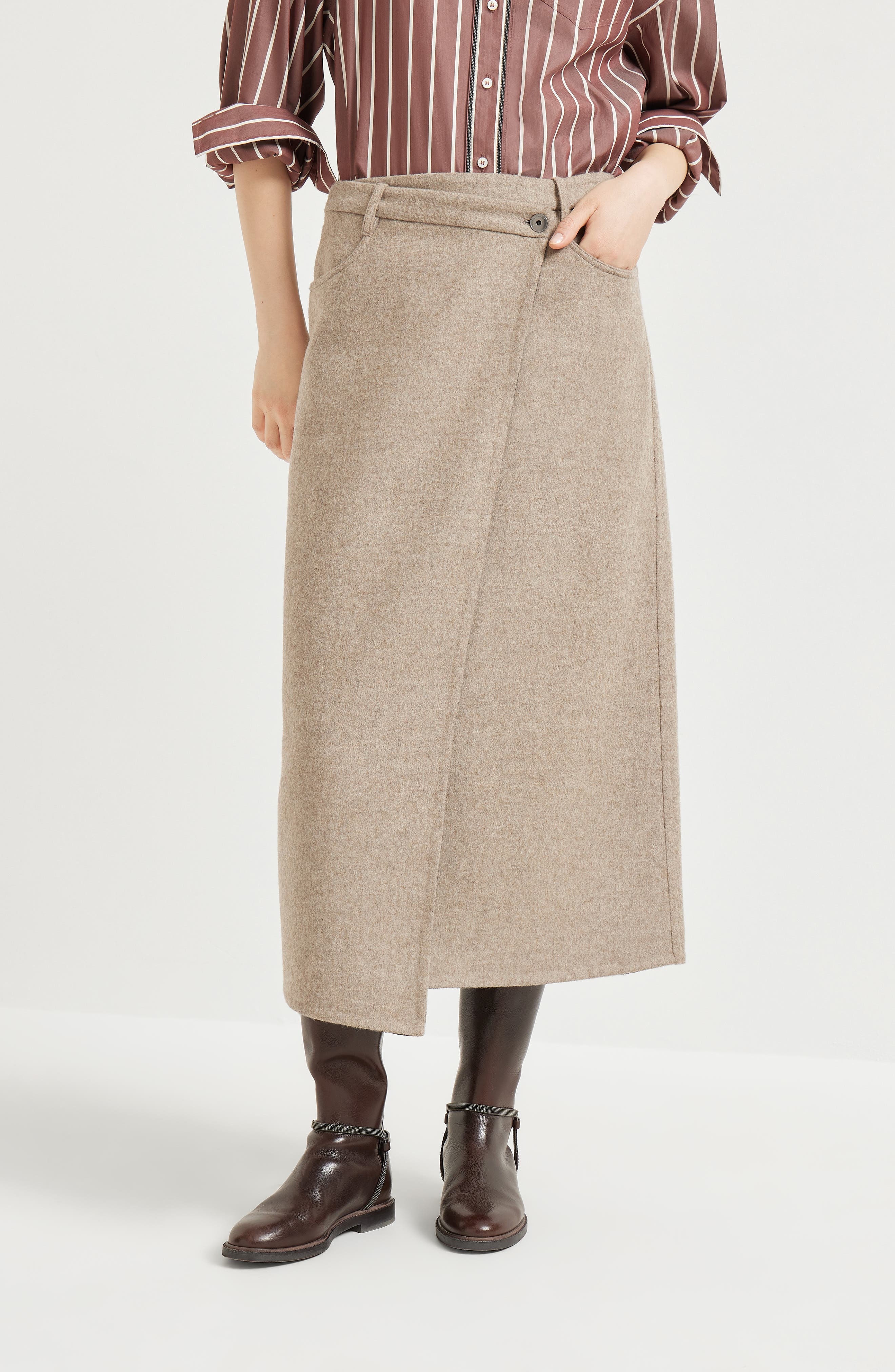 Brunello Cucinelli Hand-finished skirt in Rope at Nordstrom - 2