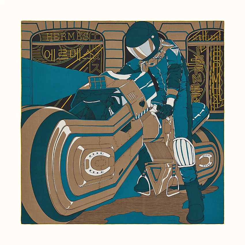 Mysterious Rider scarf 140 - 1