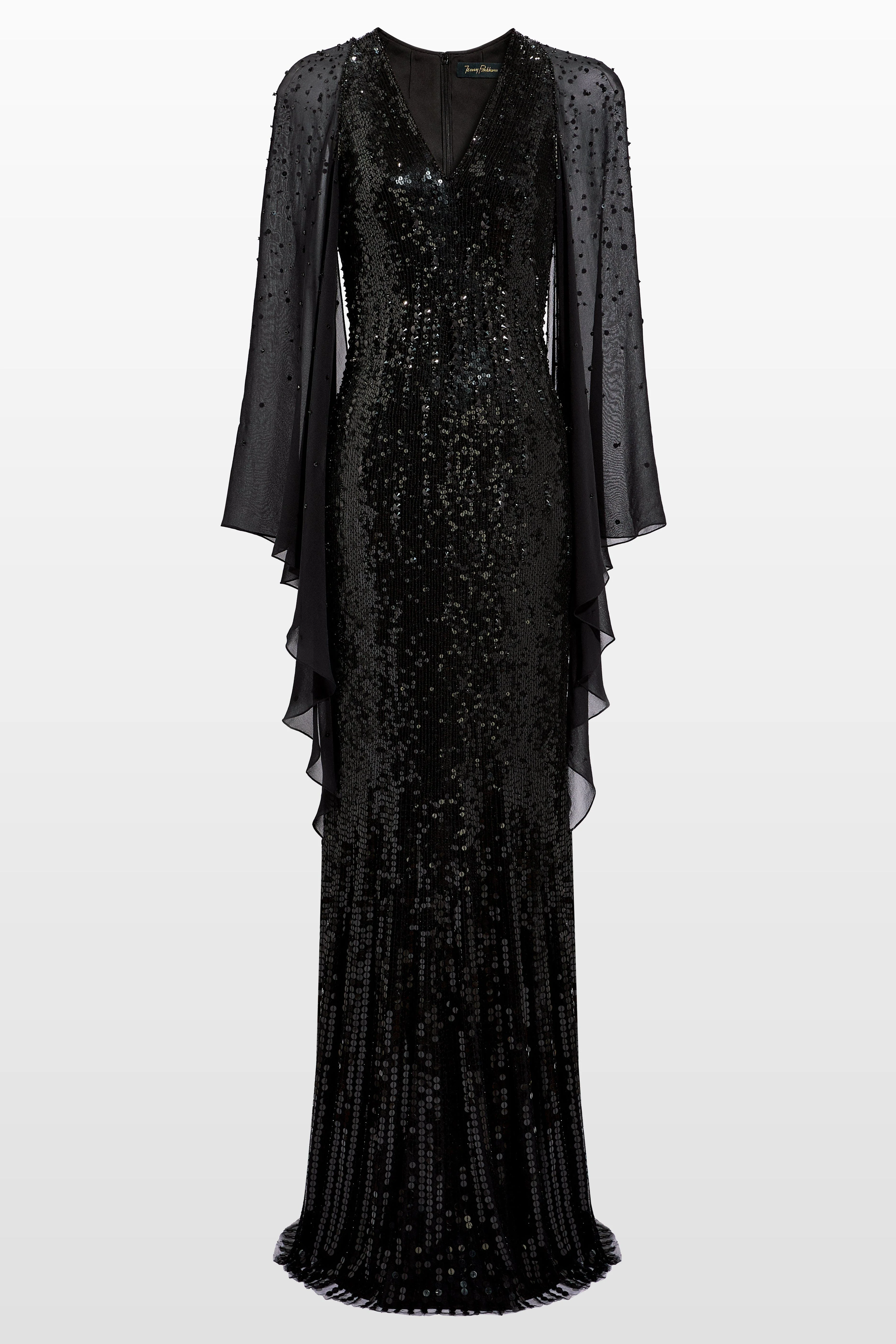 Jenny Packham Lyrical Dress in Liquorice at Nordstrom - 1