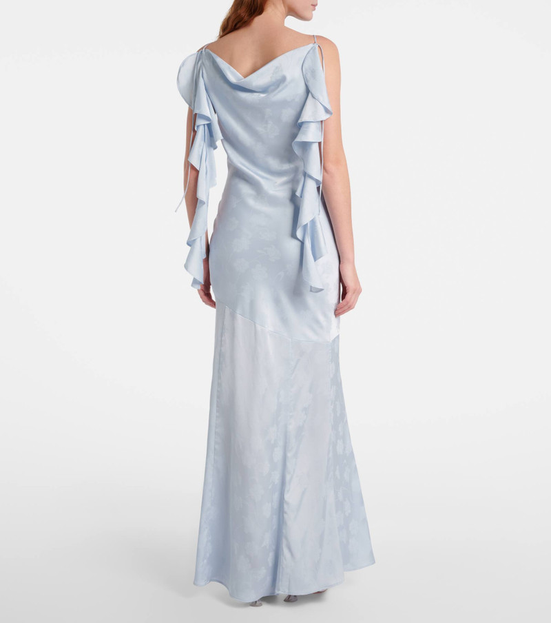 Darlya floral jacquard gown 3