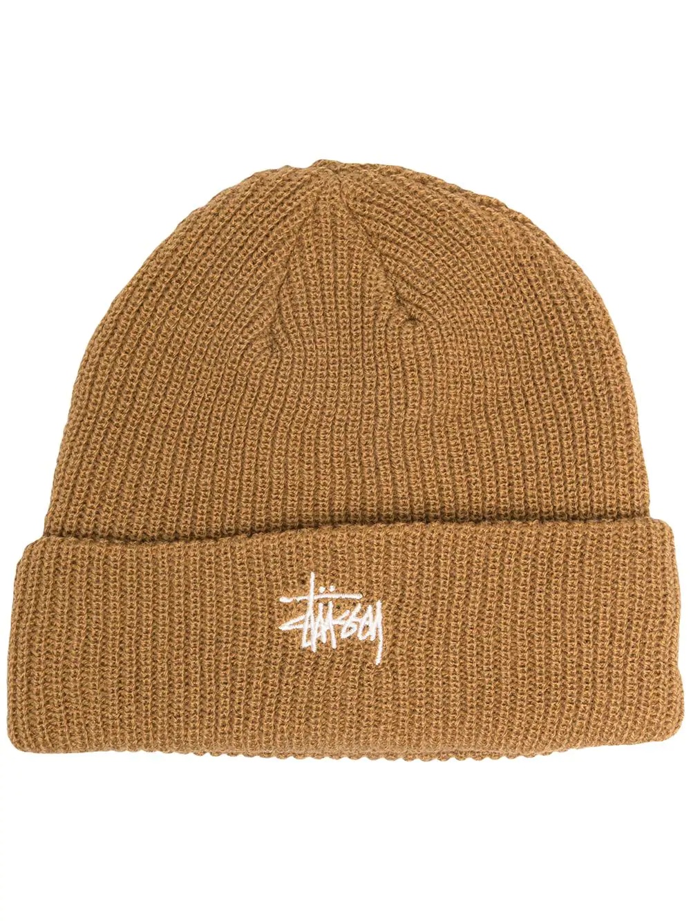 embroidered logo beanie  - 1