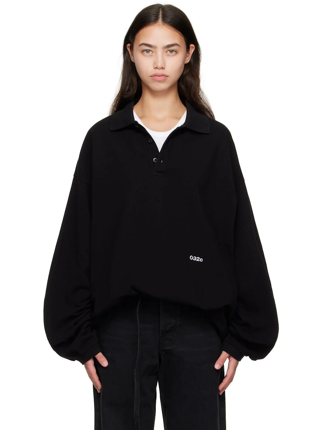 Black Speed Devil LS Polo - 1