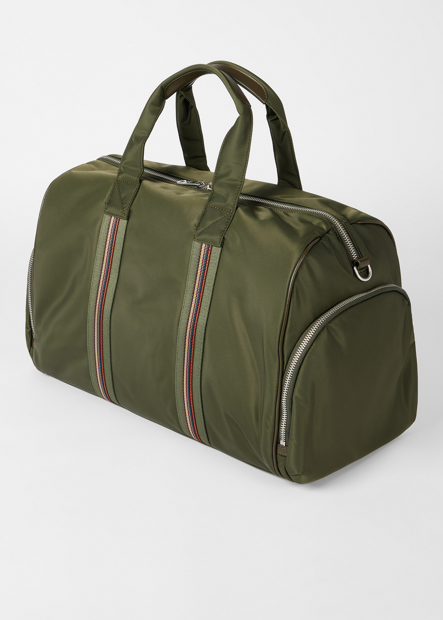 Green Recycled-Nylon Holdall - 5