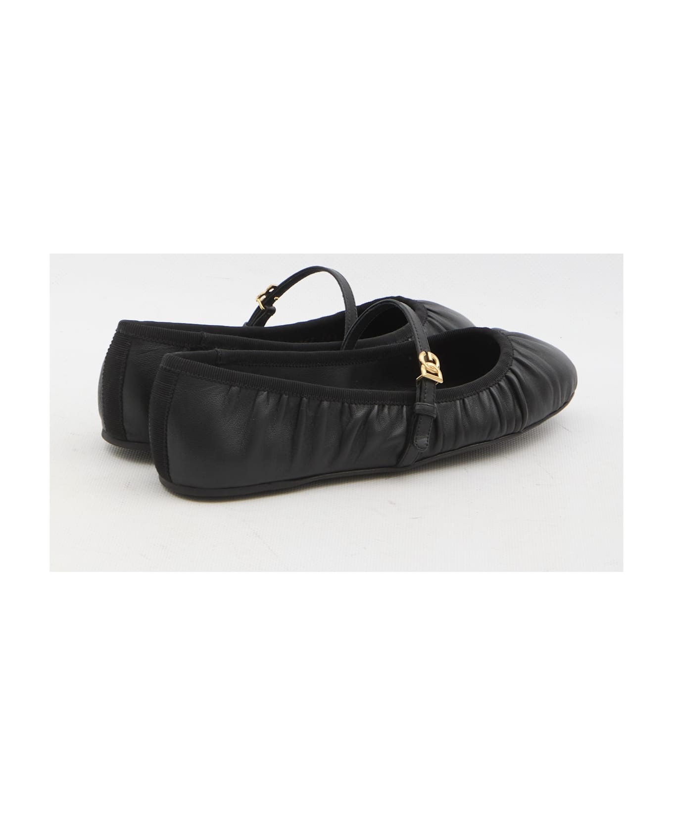 Leather Ballet Flats - 3