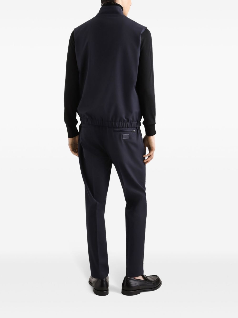 pleat-detail trousers - 3