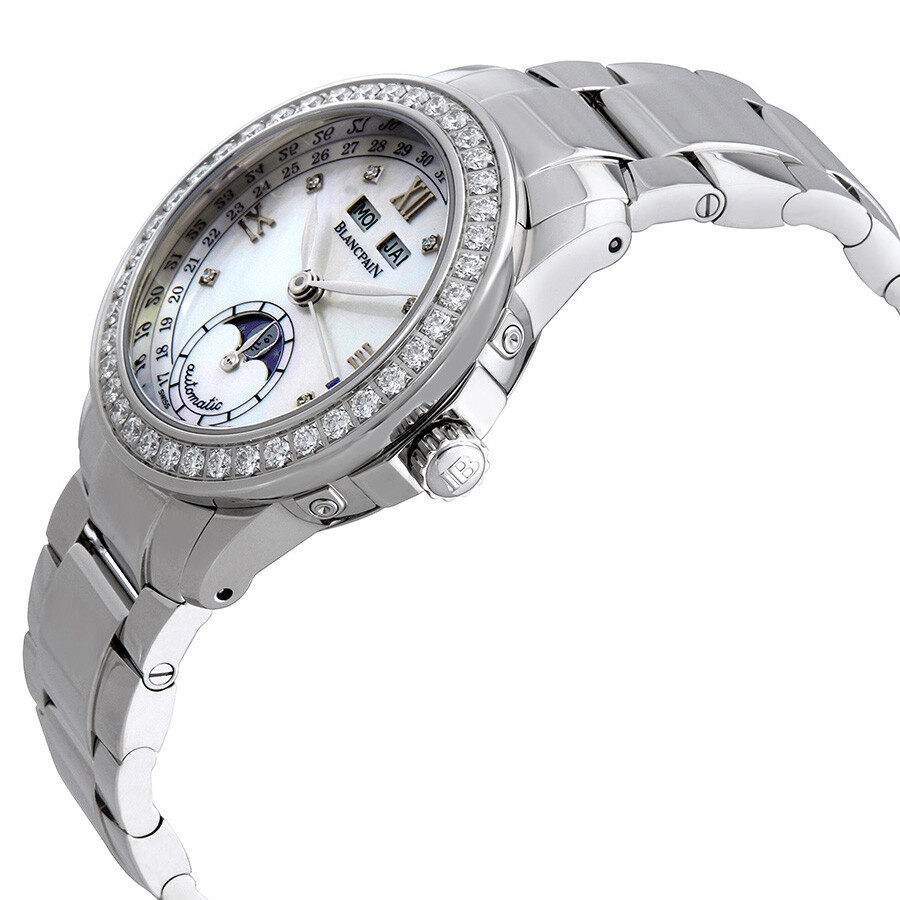 Blancpain Leman Mother Of Pearl Dial Automatic Ladies Watch 2360-4691A-71A - 2