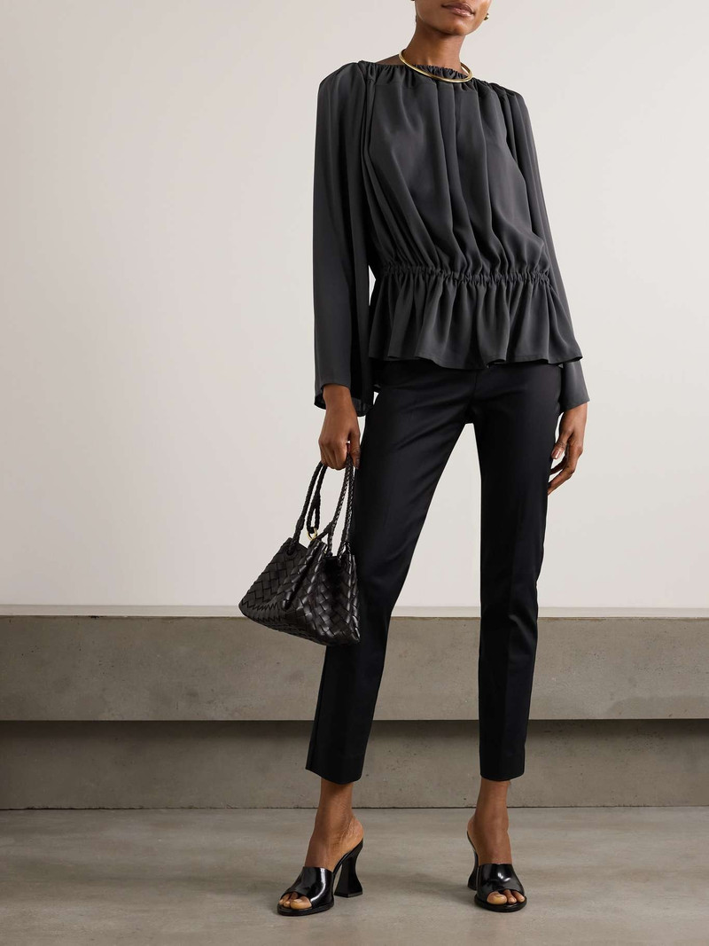 MARIE ADAM-LEENAERDT Beach Cabine ruched crepe top outlook