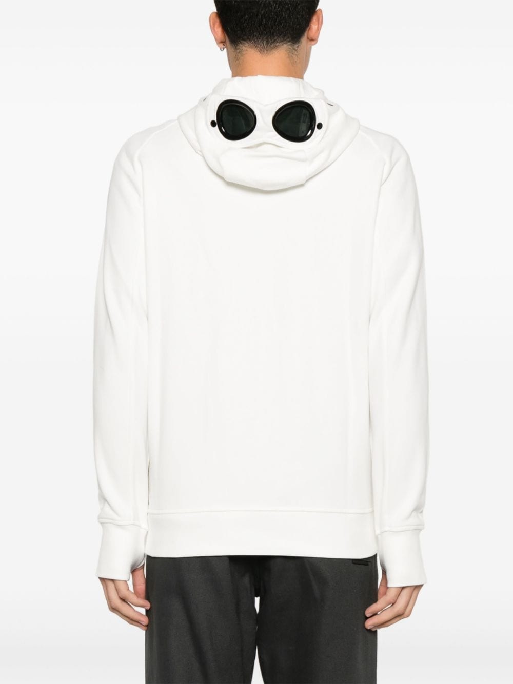Goggles-detail zip-up hoodie - 4
