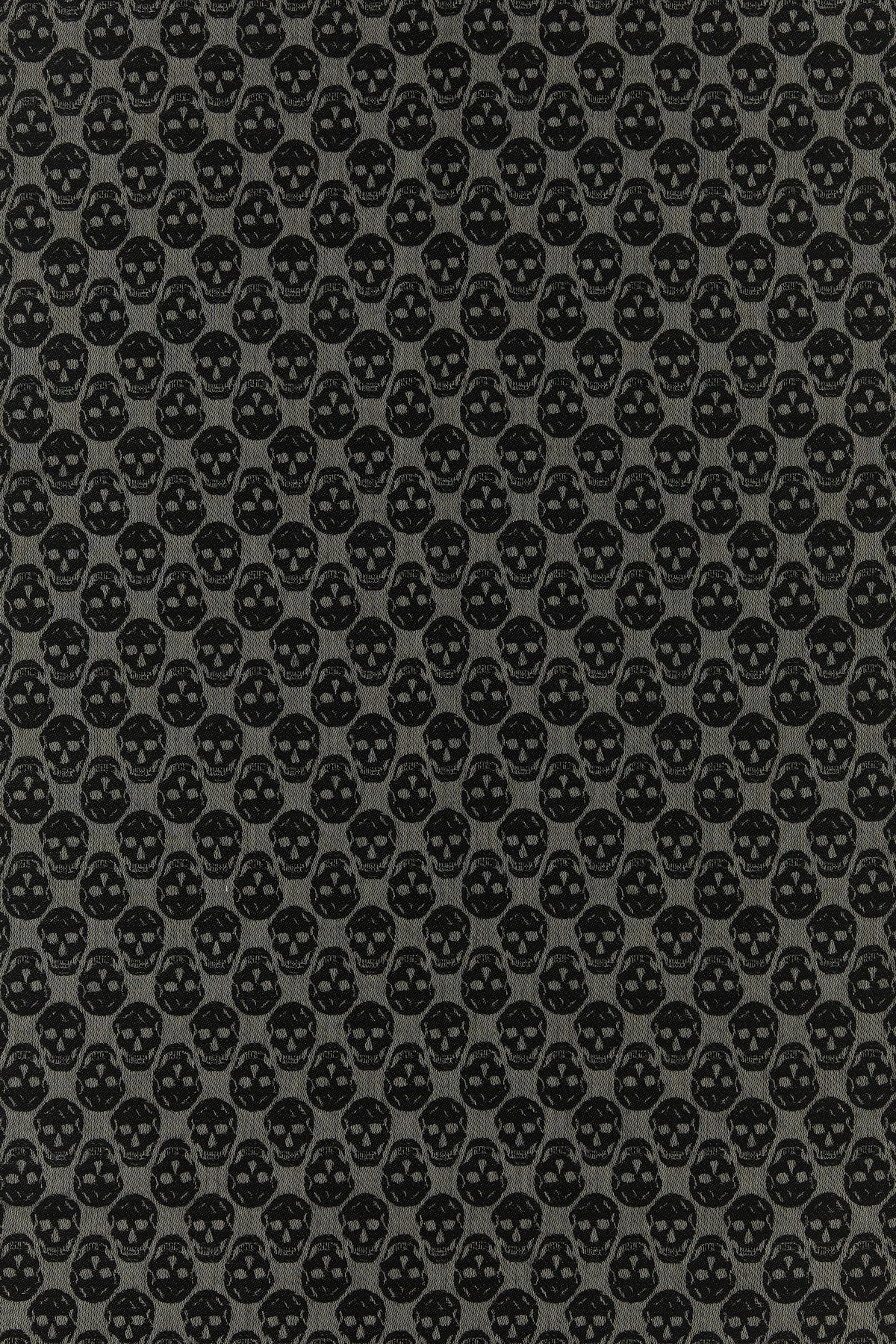 Embroidered wool blend foulard - 3