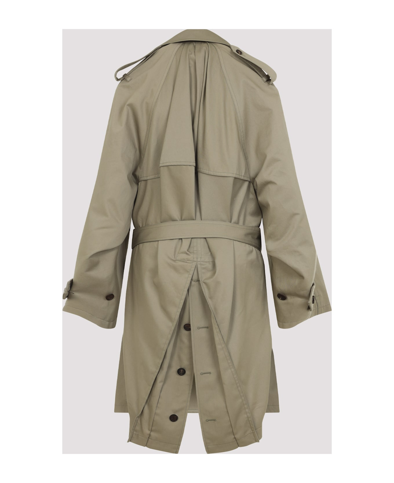 Draped Neck Trench - 4
