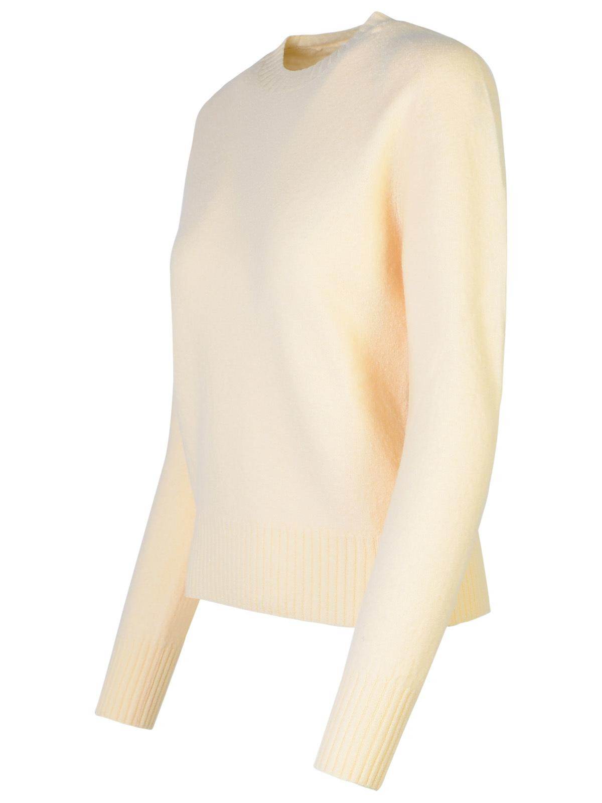 Jil Sander Cream Wool Sweater Women - 2