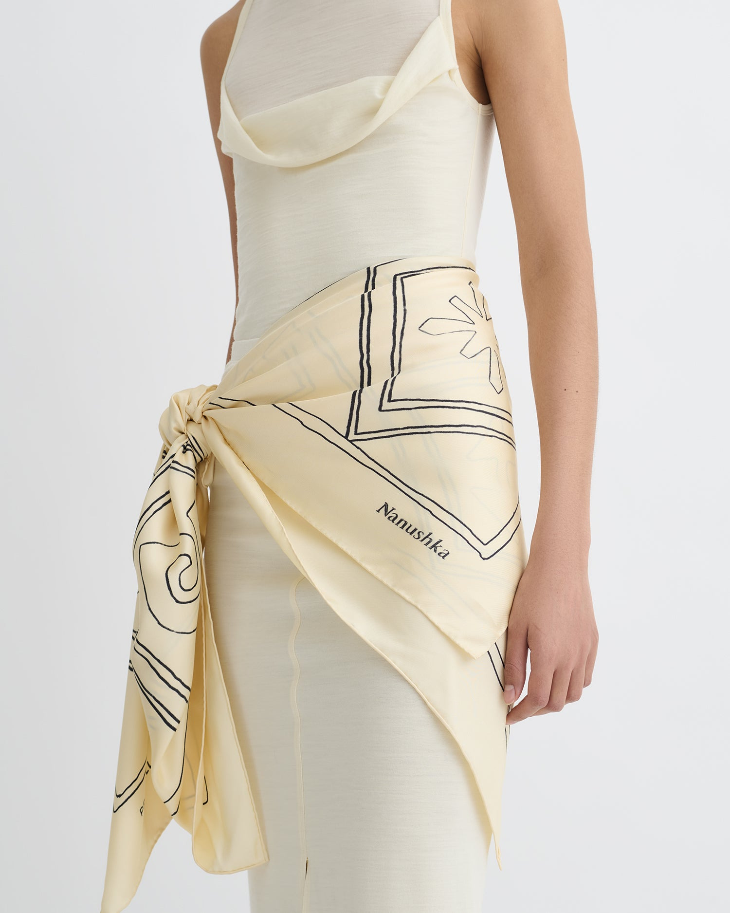 Printed Silk Scarf - 2