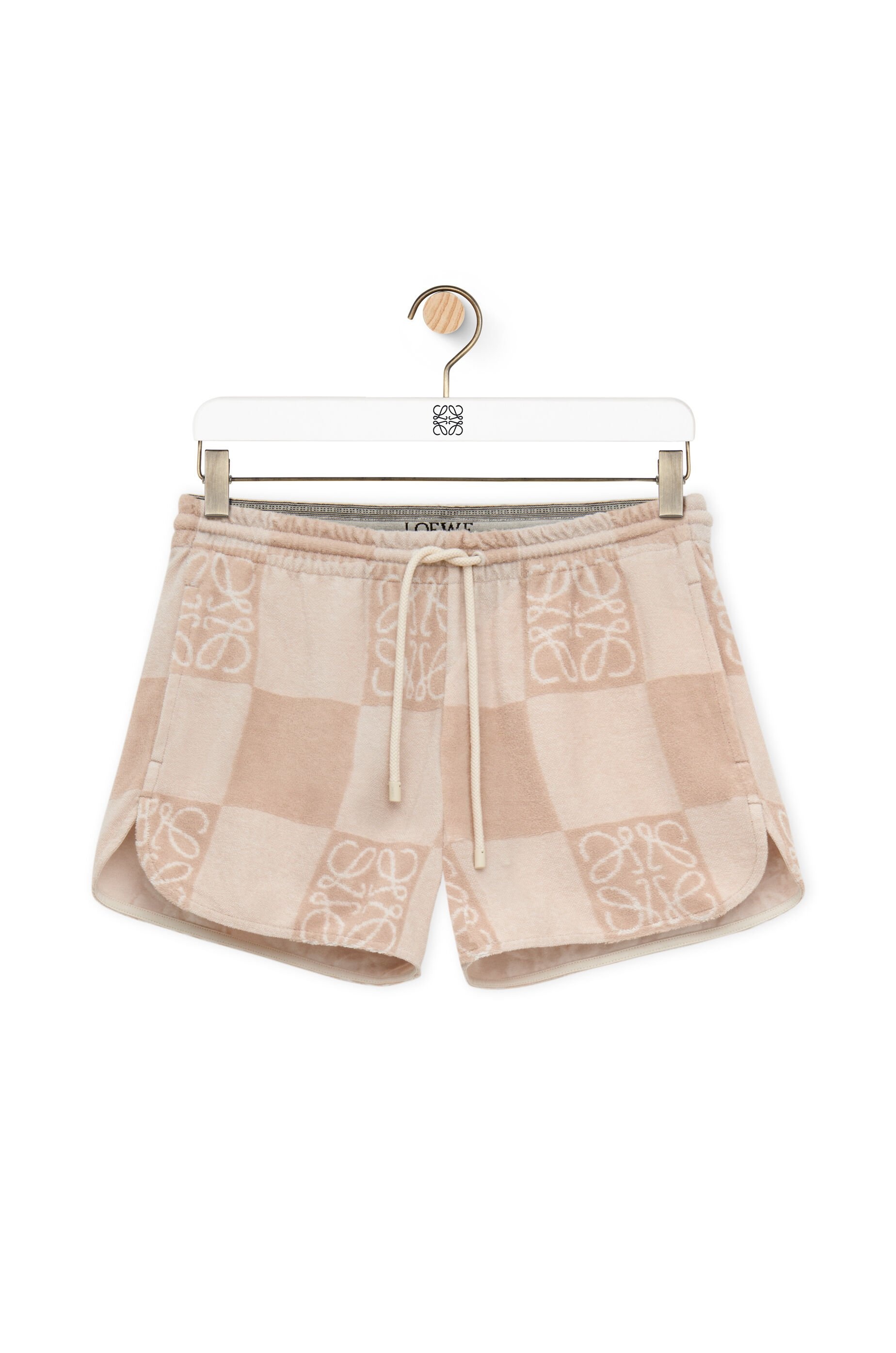 Shorts in terry cotton jacquard - 1