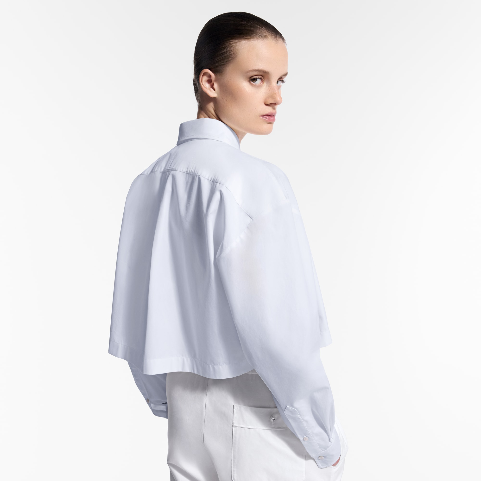 Broderie LV Cropped Shirt - 5
