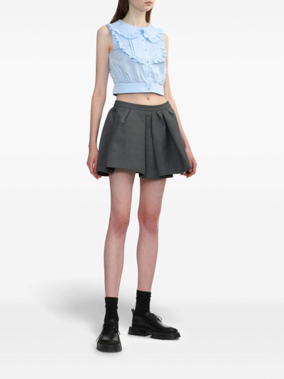 SHUSHU/TONG voluminous mini skirt outlook