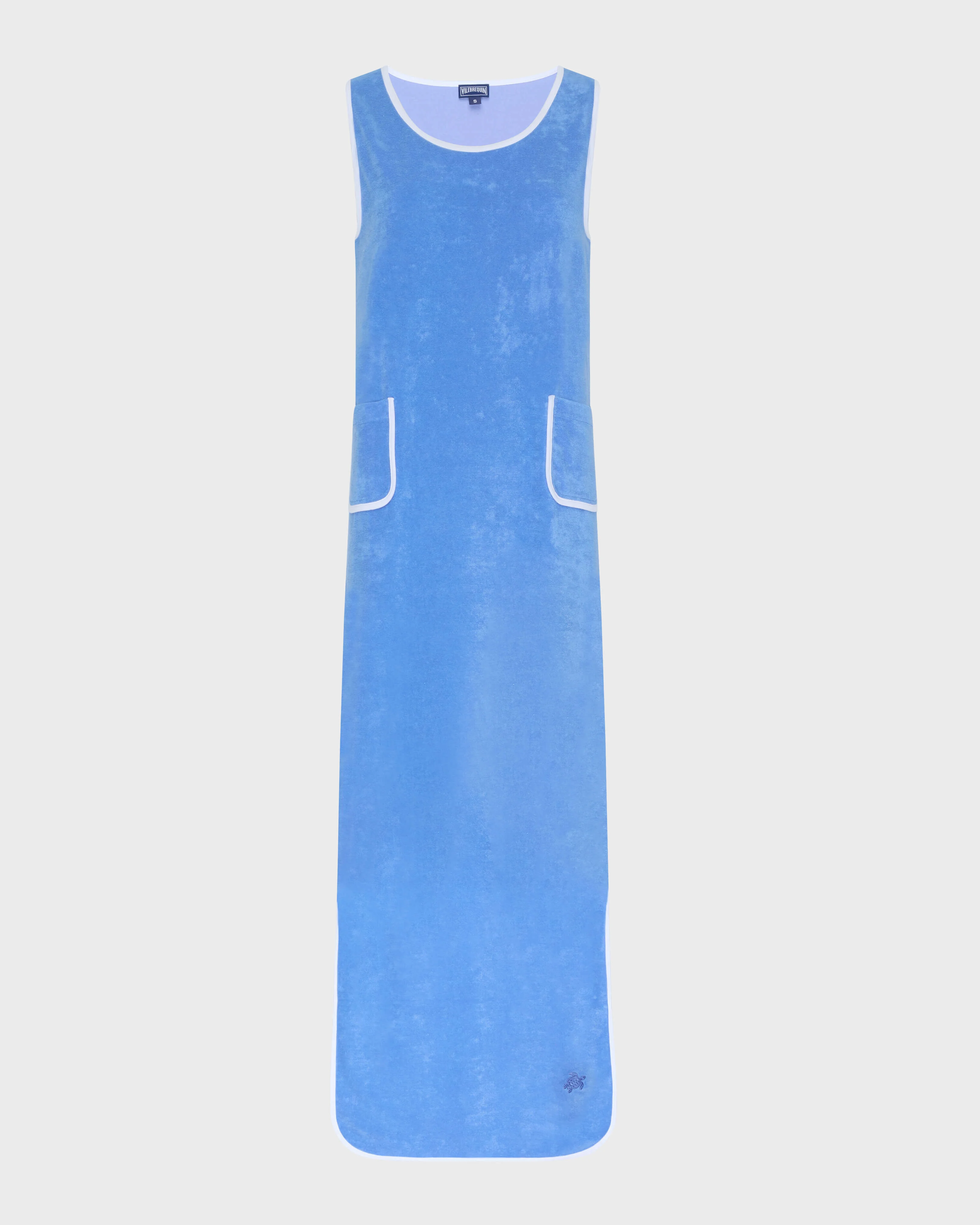 WOMEN TERRY LONG TANK DRESS SOLID - 1