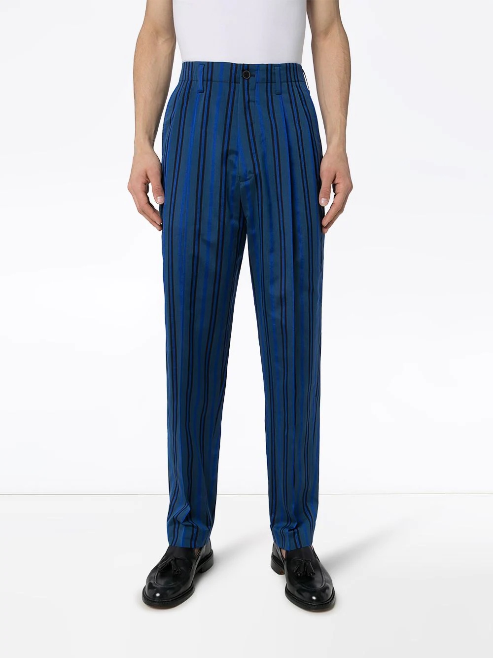 striped tailored trousers - 3