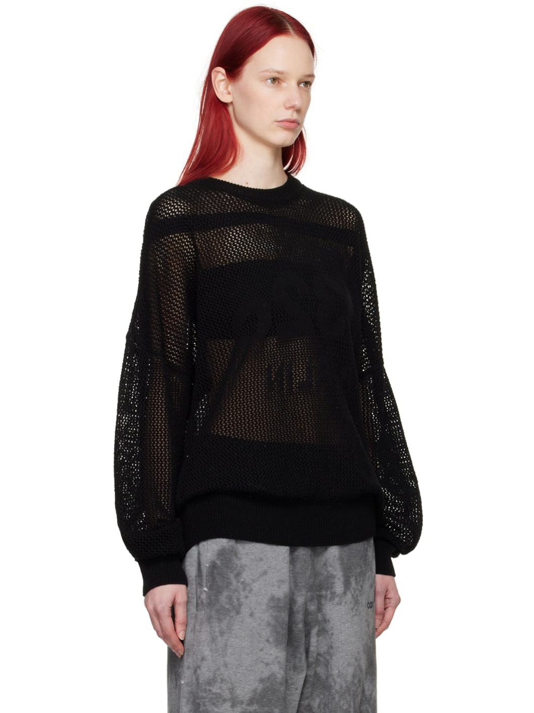 Black Selfie Sweater - 2