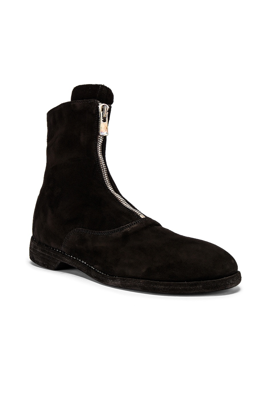 Stag Suede Zipper Boots - 2