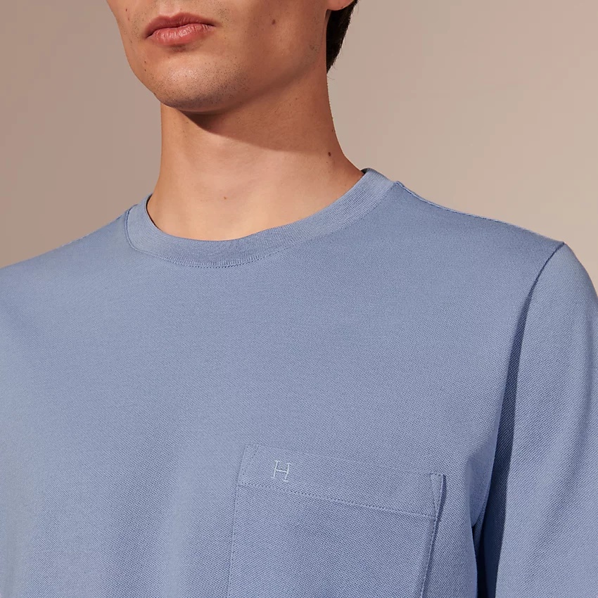 "H" embroidered T-shirt - 3