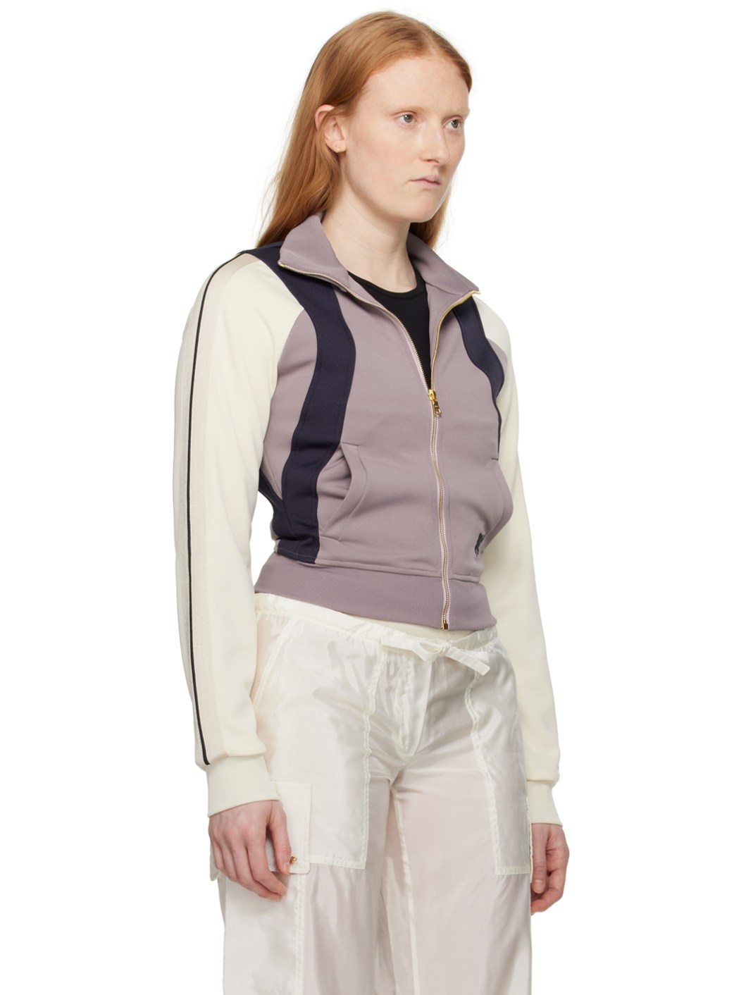 Purple Colorblock Track Jacket - 2