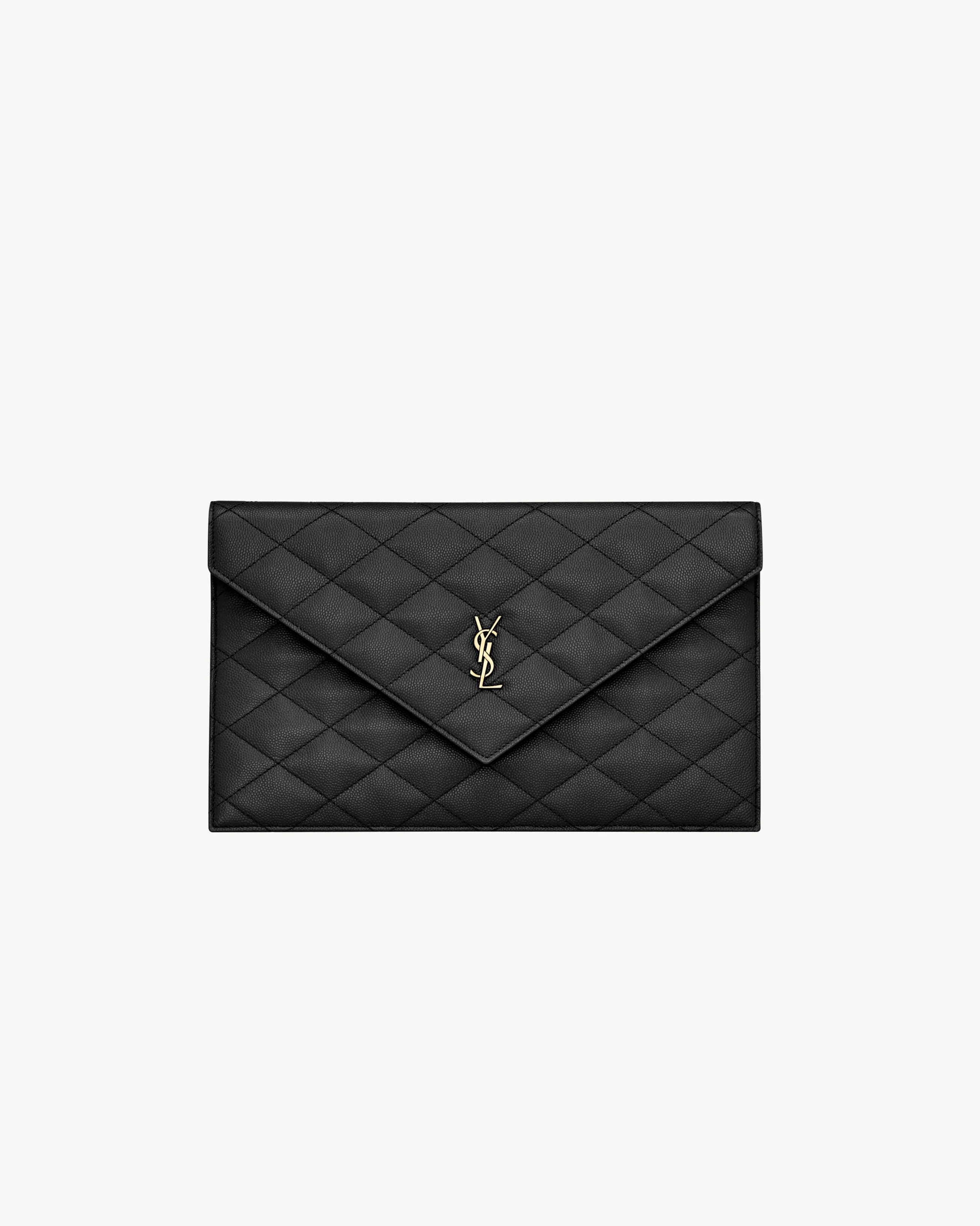 PARIS POUCH IN GRAIN DE POUDRE LEATHER - 1