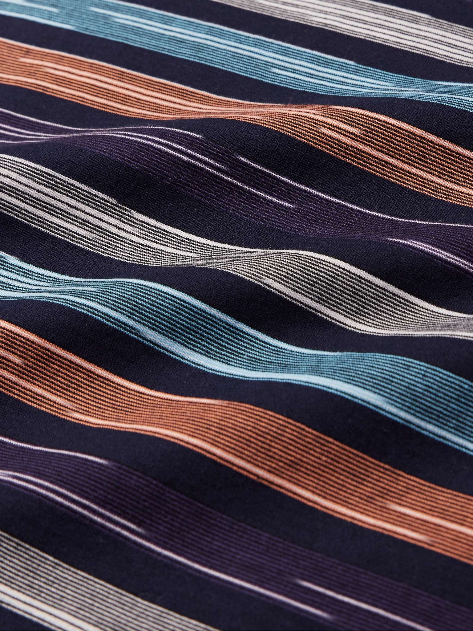 Striped Space-Dyed Cotton-Jersey T-Shirt - 4