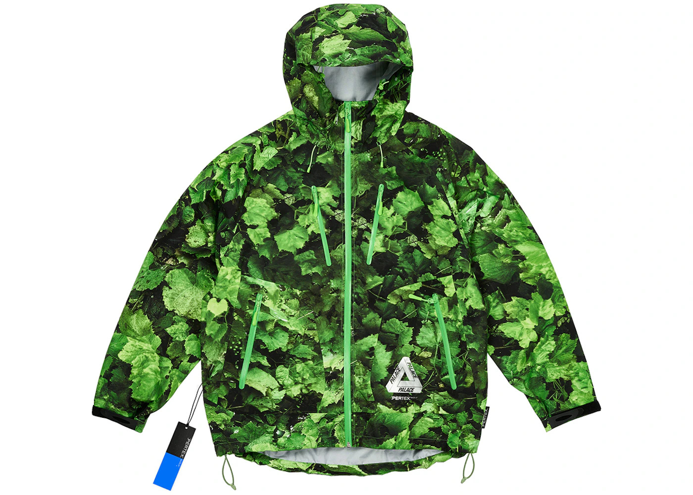 Palace Pertex 3L Armor Jacket Leaf Print - 1