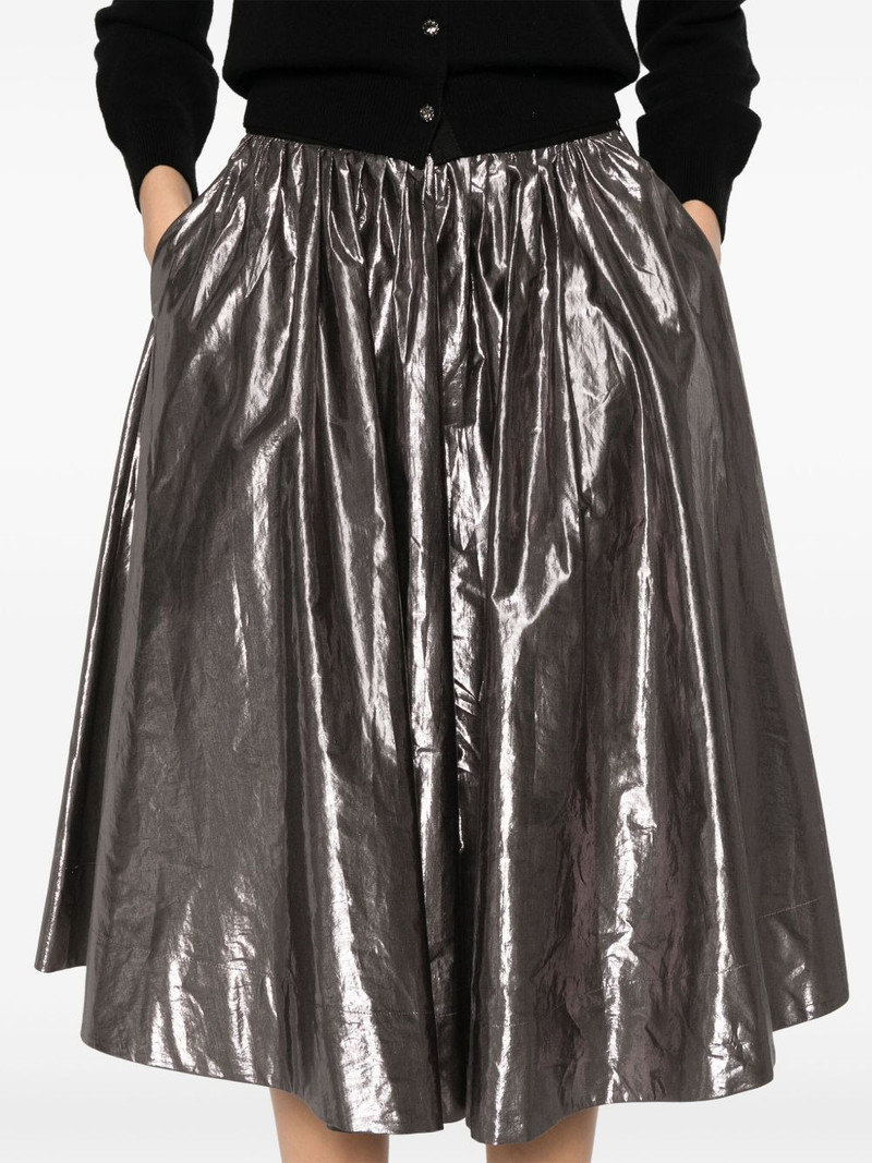 metallic midi skirt 5