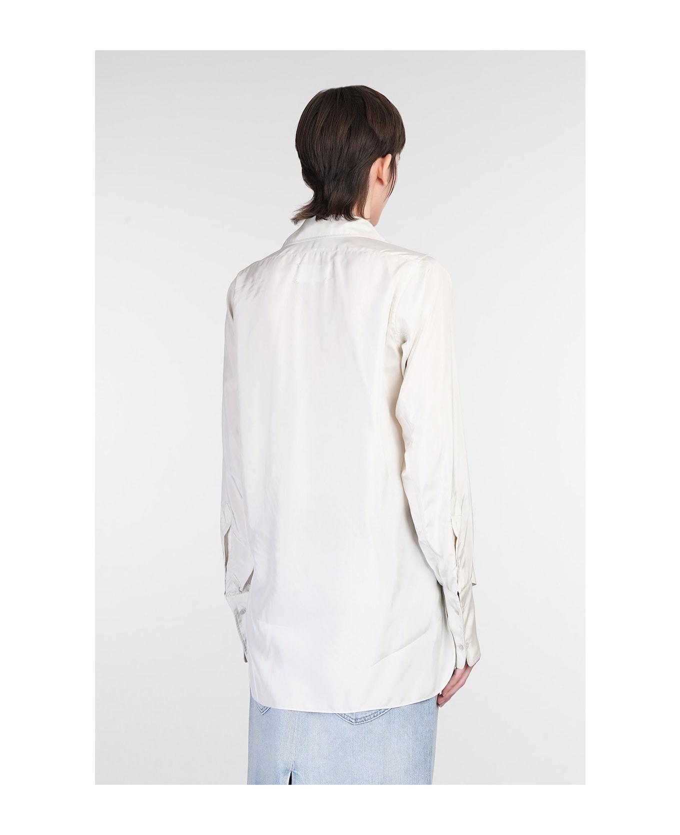 Shirt In Grey Viscose - 3