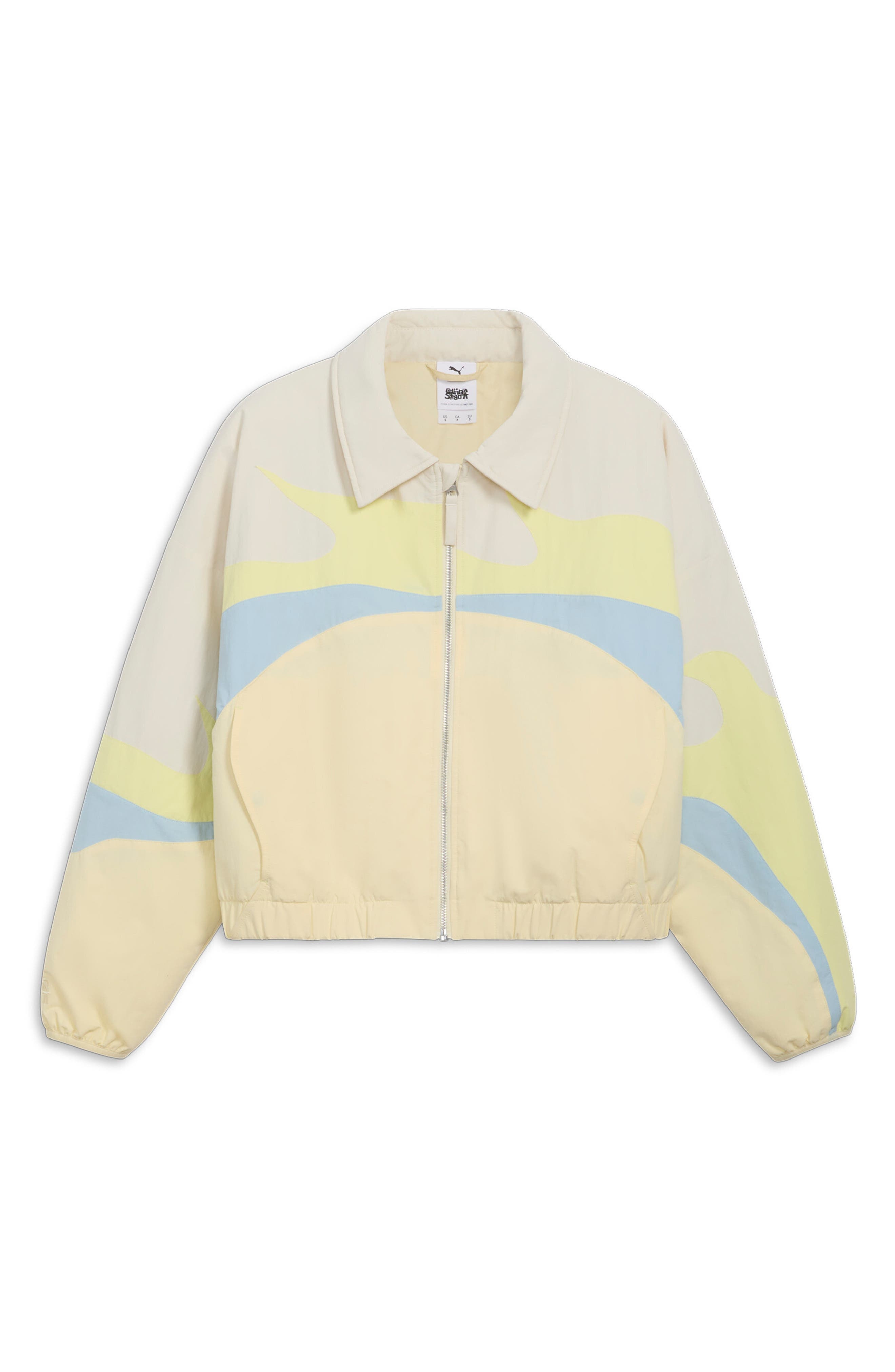 PUMA x Collina Strada Cellerator Water Repellent Jacket in Creamy Vanilla at Nordstrom - 6