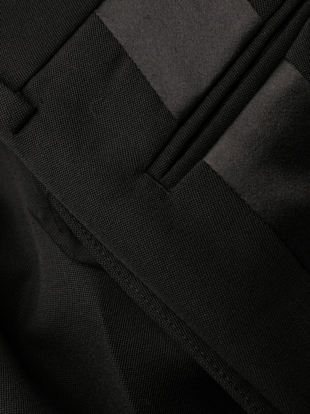 stripe-detail tailored-cut trousers - 7