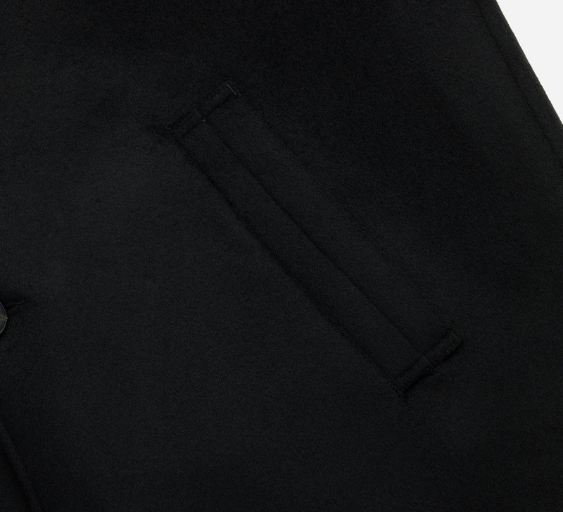 Mac Coat - Black Wool/Cashmere 5
