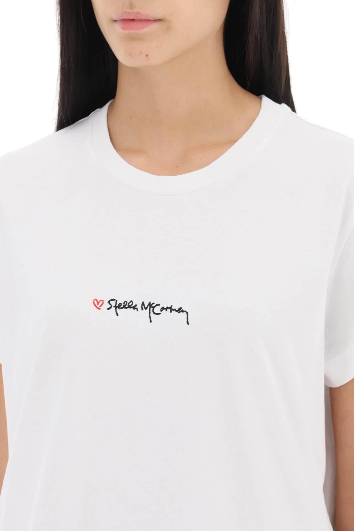 T-SHIRT WITH EMBROIDERED SIGNATURE - 5